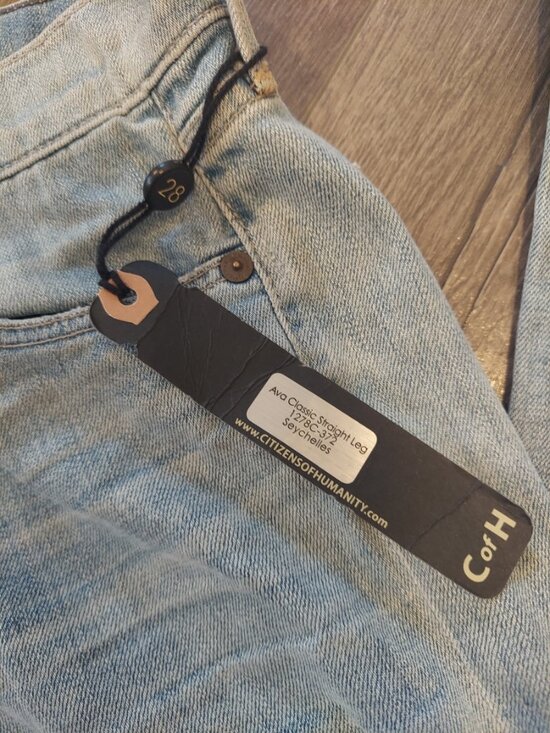 Citizens of Humanity Ava Low-Rise Straight Leg Jeans Size 28 - Picture 8 of 14